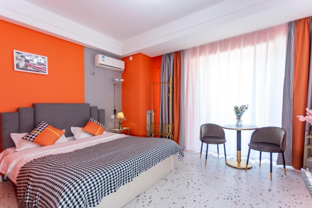 Dalian Hong XI Yuan Apartment Wanda Plaza Экстерьер фото