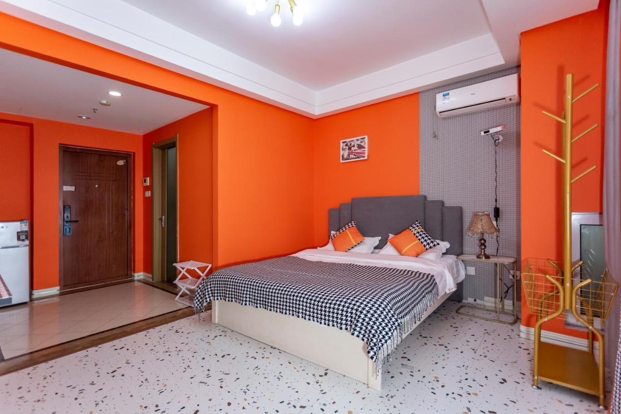 Dalian Hong XI Yuan Apartment Wanda Plaza Экстерьер фото