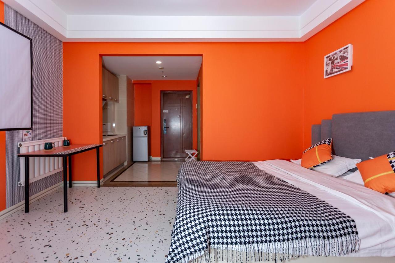 Dalian Hong XI Yuan Apartment Wanda Plaza Экстерьер фото