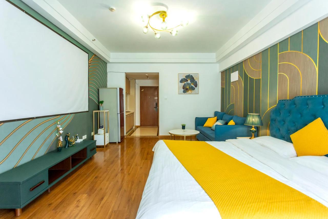 Dalian Hong XI Yuan Apartment Wanda Plaza Экстерьер фото