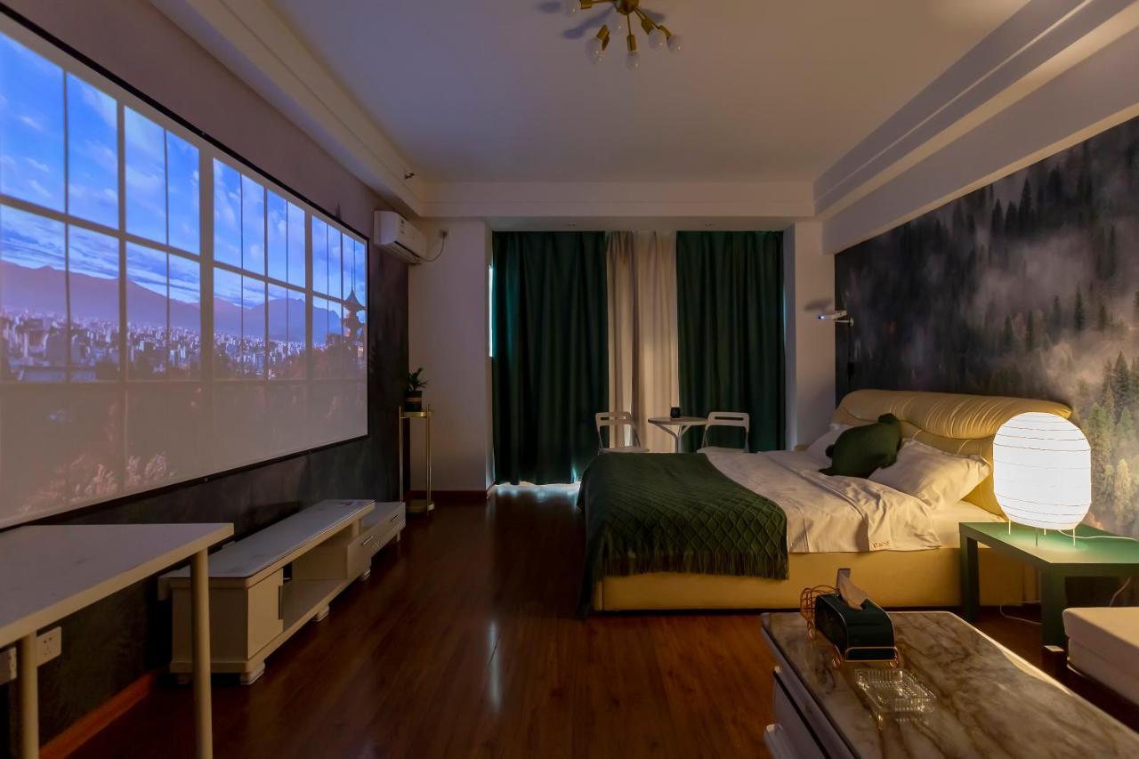 Dalian Hong XI Yuan Apartment Wanda Plaza Экстерьер фото