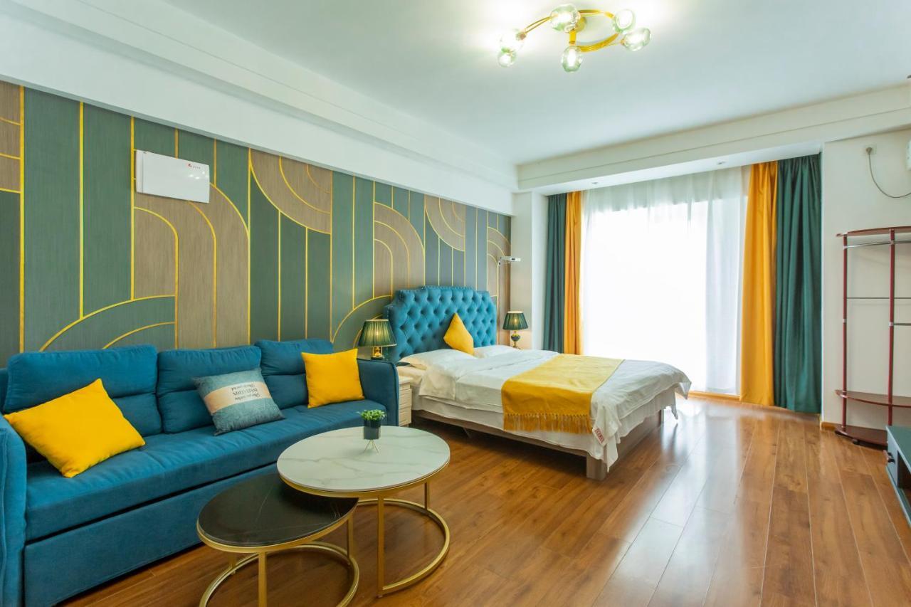 Dalian Hong XI Yuan Apartment Wanda Plaza Экстерьер фото