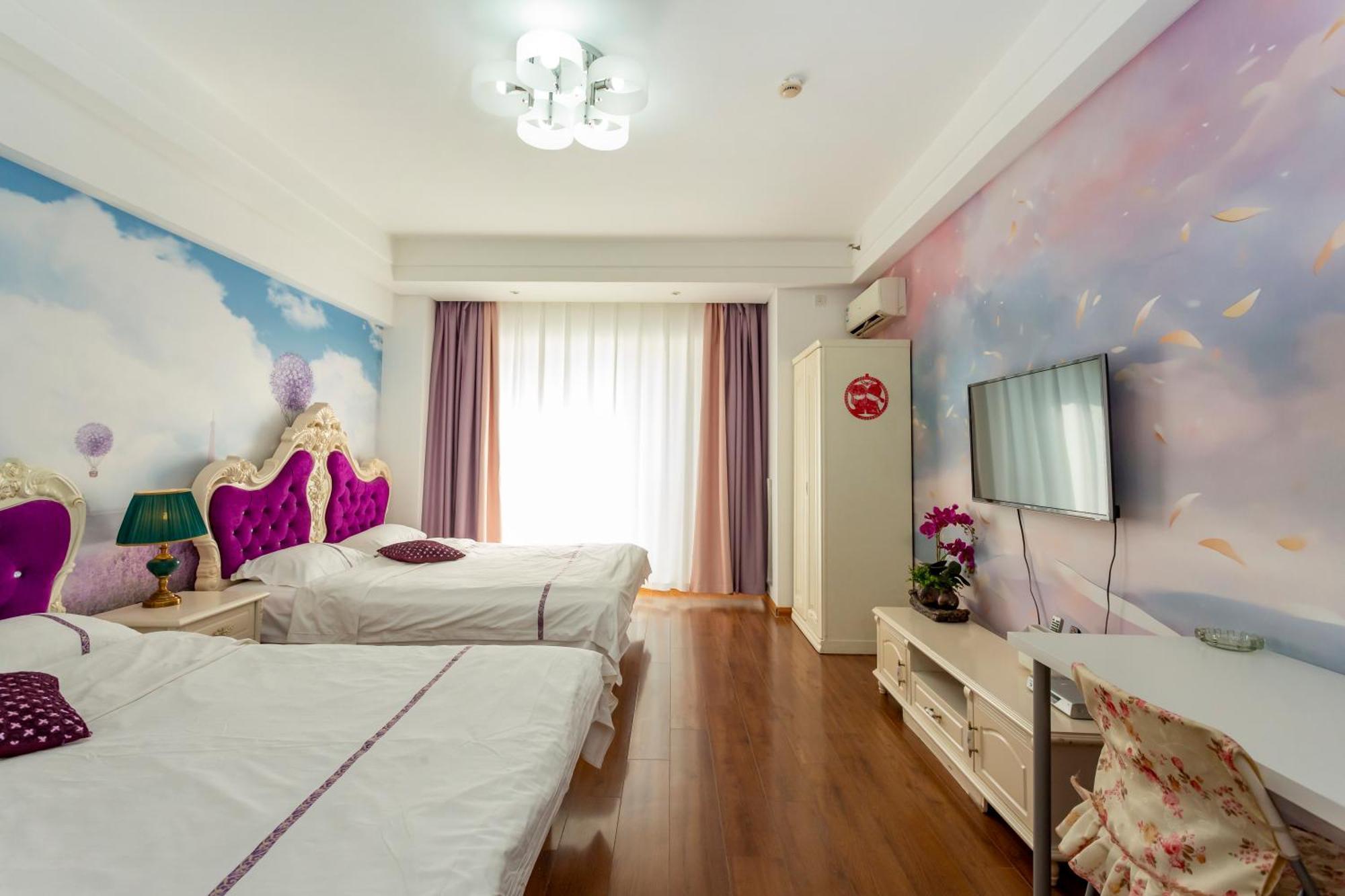 Dalian Hong XI Yuan Apartment Wanda Plaza Экстерьер фото