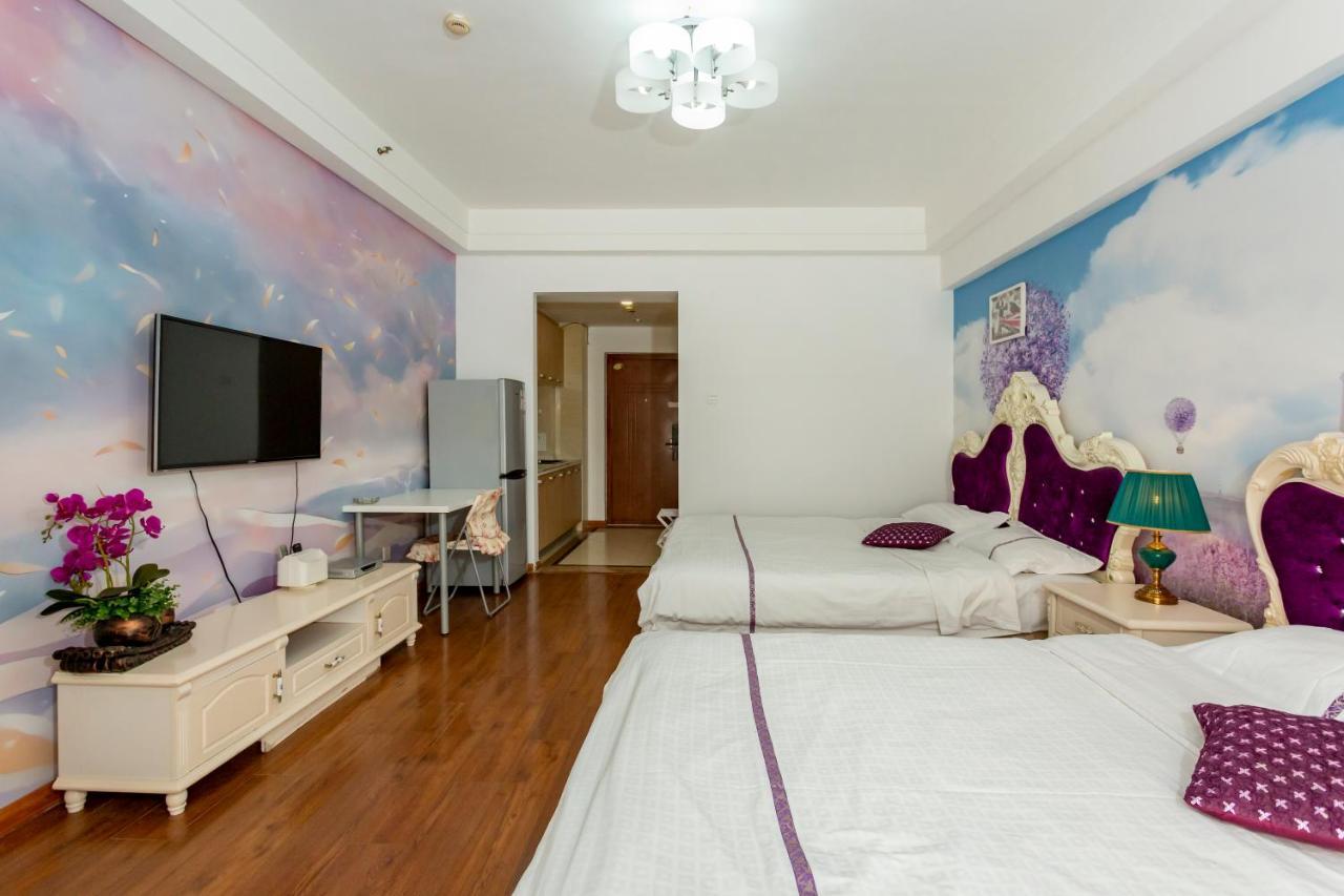Dalian Hong XI Yuan Apartment Wanda Plaza Экстерьер фото