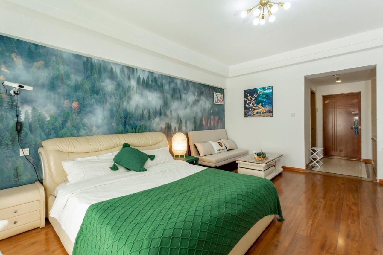Dalian Hong XI Yuan Apartment Wanda Plaza Экстерьер фото