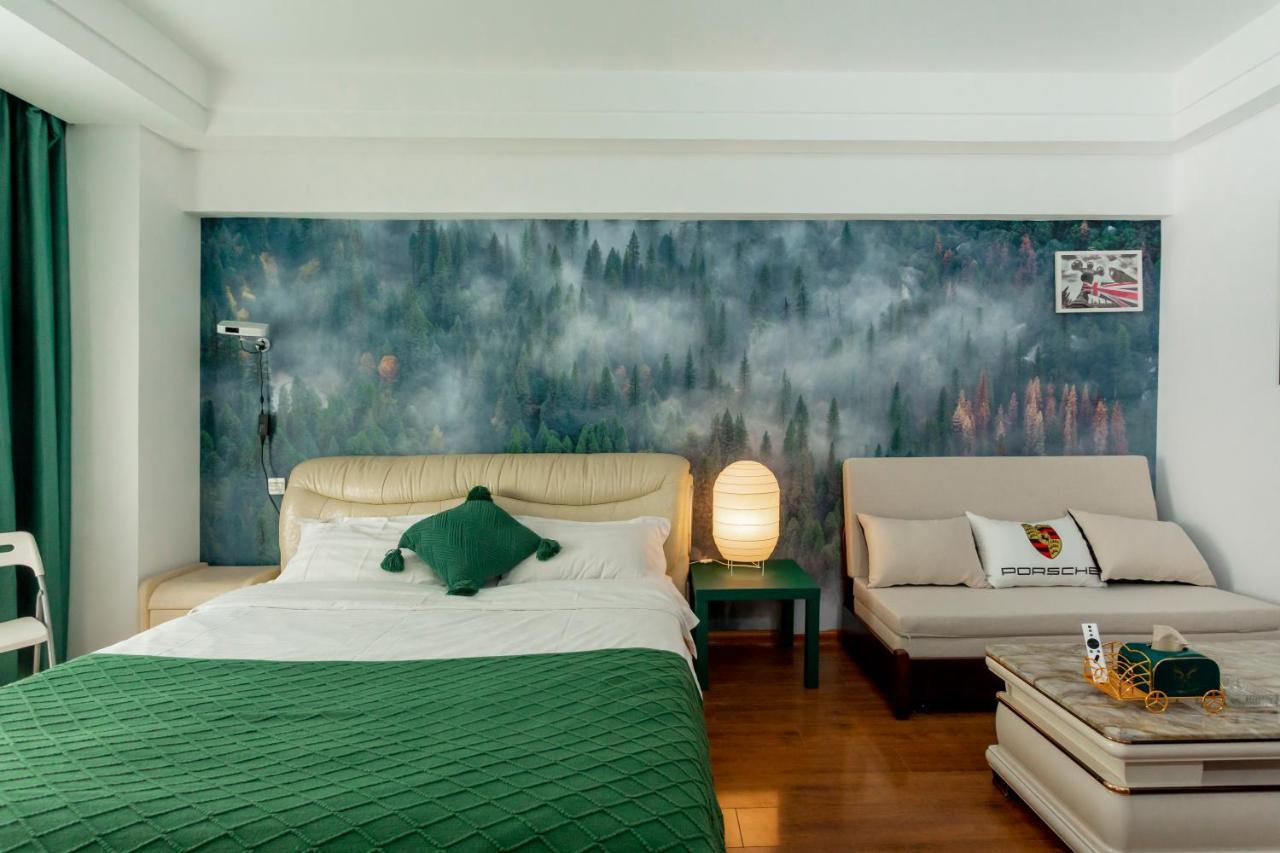 Dalian Hong XI Yuan Apartment Wanda Plaza Экстерьер фото