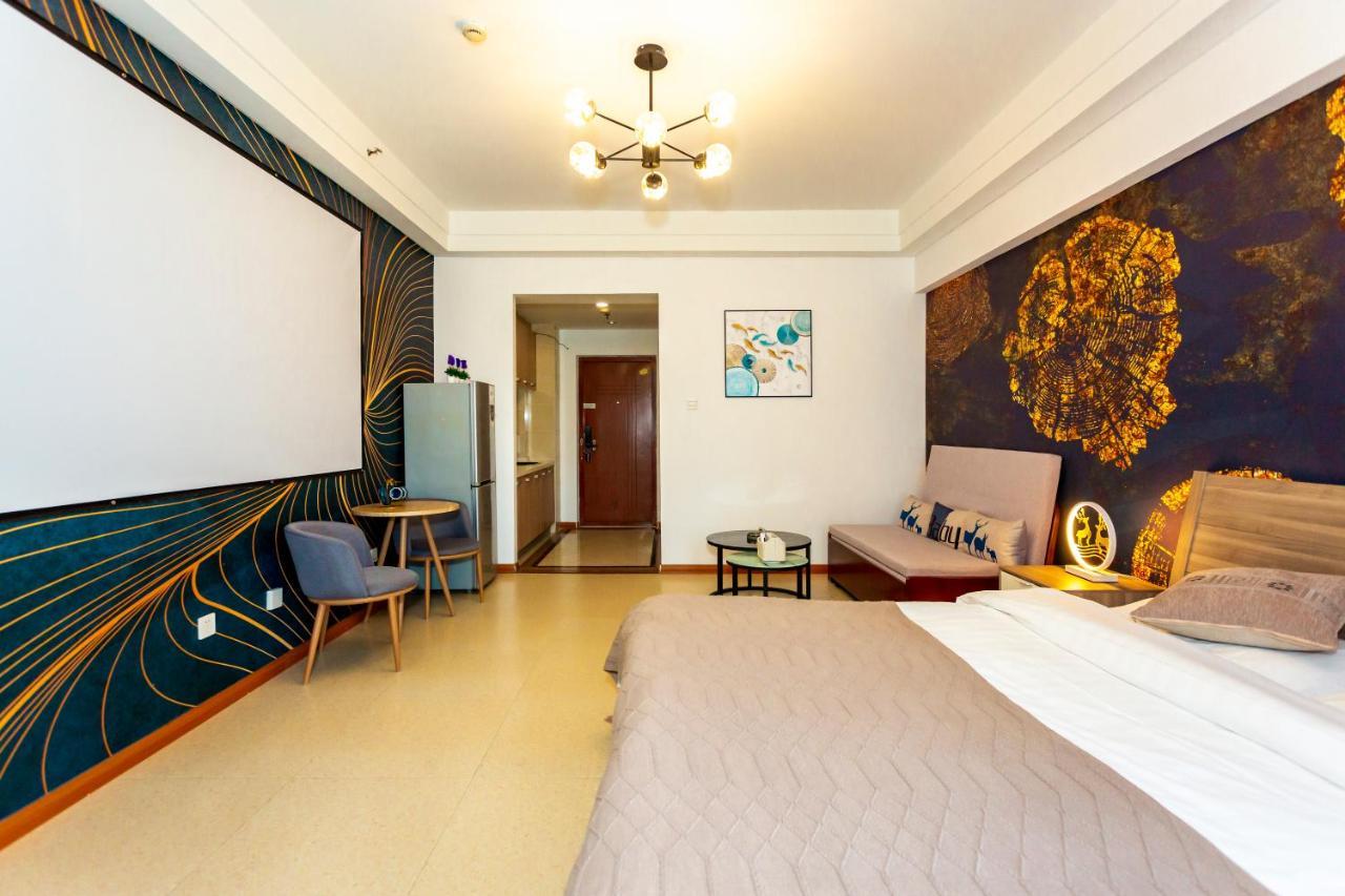 Dalian Hong XI Yuan Apartment Wanda Plaza Экстерьер фото