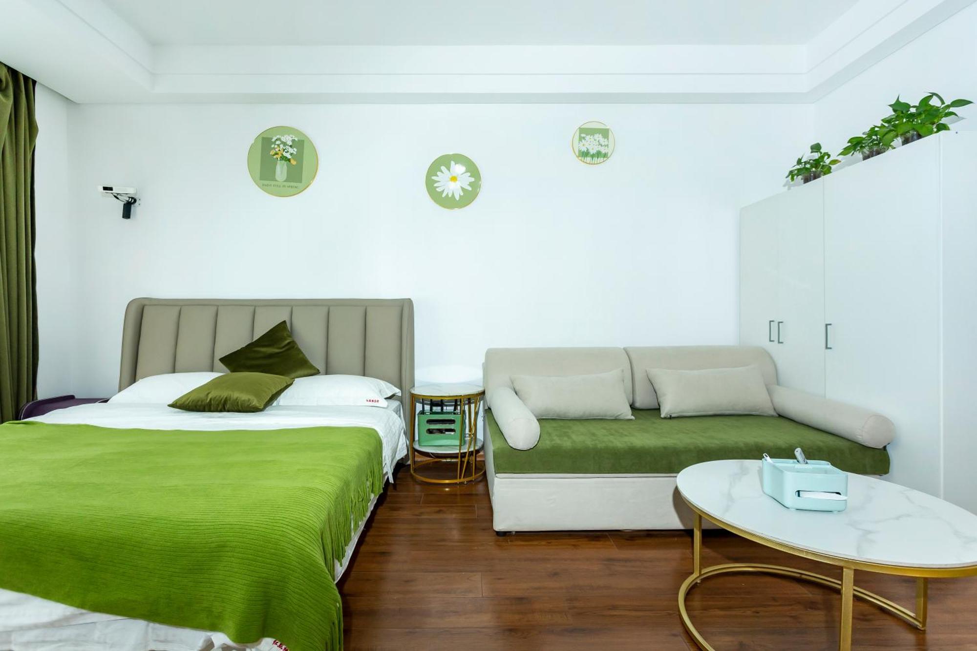 Dalian Hong XI Yuan Apartment Wanda Plaza Экстерьер фото